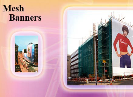 Gamma's custom banners and mesh banners are easy to handle and have excellent seamability characteristics.