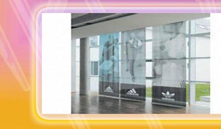 Gamma's construction site banners and mesh banners have a patented weave with small holes, resulting in excellent image reproduction.