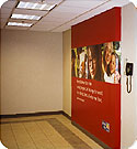 Digital wallpaper, digital wallcoverings and digital wall treatments are UL listed type II-J. Gamma's wallpaper murals, including digital wallscapes and commercial wallcoverings, exceed requirements for flame spread.