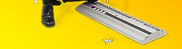 The Wing's portable banners and portable display stands weigh 23 lbs.
